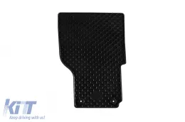 Rubber mats Gumarny Zubri suitable for Volkswagen Amarok 2010-2020, 4-piece set, black color-image-6251958
