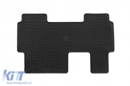 image-1-Rubber mats Gumarny Zubri suitable for Volkswagen ID.Buzz People after 2022, 7 seats, for second row seats, 1-piece set, black color