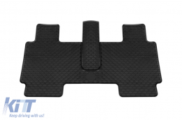 image-2-Rubber mats Gumarny Zubri suitable for Volkswagen ID.Buzz People after 2022, 6 seats, for second row seats, long wheelbase, 1-piece set, black color