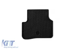 Rubber mats Gumarny Zubri suitable for Volkswagen Passat B6, B7 2005-2014, CC 2008-2017, Alltrack after 2012 with round clips, 4-piece set, black color-image-6254139
