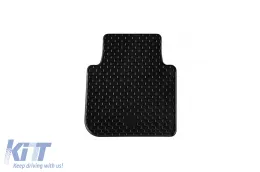 Rubber mats Gumarny Zubri suitable for Volkswagen Tiguan Allspace, Skoda Kodiaq, Seat Tarraco after 2019, 4-piece set, black color-image-6254459