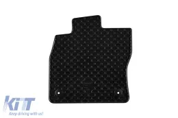 Rubber mats Gumarny Zubri suitable for Volkswagen Arteon sedan after 2017, Arteon wagon after 2020, 4-piece set, black color-image-6254472