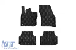 image-28-Rubber mats Gumarny Zubri suitable for Volkswagen Tiguan MHeV after 2024, 4-piece set, black color