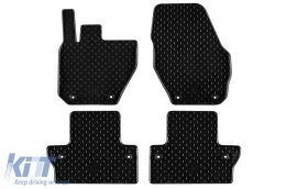Rubber mats Gumarny Zubri suitable for Volvo S60, V60 2011-2018, 4-piece set, black color - ABFMV6024321