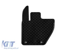 Rubber mats Gumarny Zubri suitable for Volvo V40 2013-2019, 4-piece set, black color-image-6252135