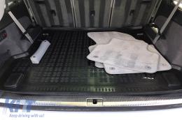 Rubber trunk mat by Rezaw-Plast suitable for Audi Q7 2015-2020, Q7 after 2020 with 5 or 7 seats with folded 3rd row seats-image-6219294