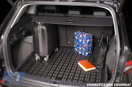 Rubber trunk mat by Rezaw-Plast suitable for Audi Q3 after 2018 with the trunk floor in the lower position-image-6219347