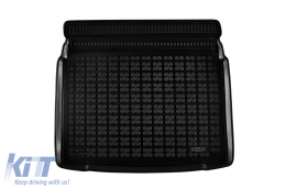 Rubber trunk mat by Rezaw-Plast suitable for Audi Q3 Sportback after 2019 with the trunk floor in the lower position