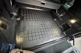 Rubber trunk mat by Rezaw-Plast suitable for BMW X7 G07 after 2018 with 7 seats with folded 3rd row of seats-image-6219632