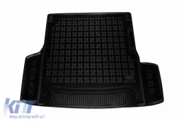 Rubber trunk mat by Rezaw-Plast suitable for BMW Series 3 G21 after 2019 PHeV, version with adjustable trunk floor-image-6219667