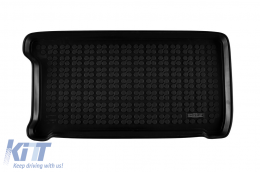 Rubber trunk mat by Rezaw-Plast suitable for Fiat 500 after 2007, Fiat 500 after 2020