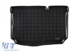 Rubber trunk mat by Rezaw-Plast suitable for Ford Fiesta 2017-2021, Fiesta after 2021, black - ABTL-PF6016627