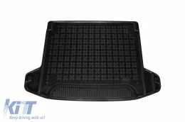Rubber trunk mat by Rezaw-Plast suitable for KIA Sportage V after 2021 with the trunk floor in the upper position, suitable for all Hybrid and Plug-In Hybrid versions, without version with surround so-image-6217675