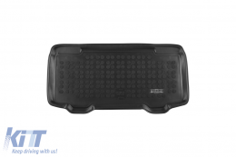Rubber trunk mat by Rezaw-Plast suitable for Mini One Cooper after 2013 with the trunk floor in the lower position for trunk - ABTL-PM6017204