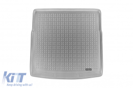 Rubber trunk mat by Rezaw-Plast suitable for Opel Insignia A hatchback, wagon 2008-2017 with Infiniti sound system, grey - ABTL-PO6016835