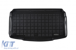 Rubber trunk mat by Rezaw-Plast suitable for Seat Ibiza after 2017 with the trunk floor in the lower position - ABTL-PS6016953