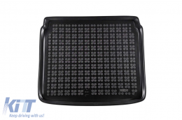 Rubber trunk mat by Rezaw-Plast suitable for VW Tiguan 2007-2017 with tool box and small spare wheel, Tiguan after 2024 with the trunk floor in the upper position - ABTL-PV6017108