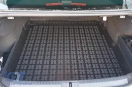 Rubber trunk mat by Rezaw-Plast suitable for VW Passat B8 sedan after 2014 with standard spare wheel-image-6219132