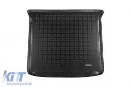 image-45-Rubber trunk mat by Rezaw-Plast suitable for VW Touran after 2015, 5-7 seats with the trunk floor in the upper position