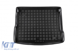 Rubber trunk mat by Rezaw-Plast suitable for VW Tiguan after 2015 with the trunk floor in the upper position - ABTL-PV6017122