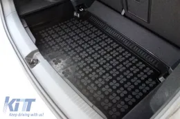 Rubber trunk mat by Rezaw-Plast suitable for VW T-Roc after 2017 with the trunk floor in the lower position-image-6219169