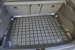 Rubber trunk mat by Rezaw-Plast suitable for VW ID.3, ID.3 ST after 2019, with the trunk floor in the upper position-image-6219213