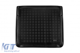 Rubber trunk mat by Rezaw-Plast suitable for Citroen C5 Aircross after 2018 with the trunk floor in the upper position - ABTL-PC6016578