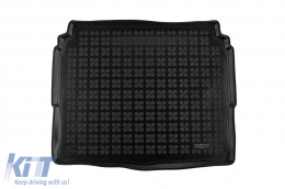 Rubber trunk mat by Rezaw-Plast suitable for Citroen C5 Aircross after 2018 with the trunk floor in the lower position - ABTL-PC6016579