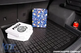 Rubber trunk mat by Rezaw-Plast suitable for Citroen C5X after 2021 version with adjustable trunk floor-image-6217096