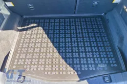 Rubber trunk mat by Rezaw-Plast suitable for Mustang Mach-E after 2020 with the trunk floor in the upper position, with B&O surround sound system-image-6217276