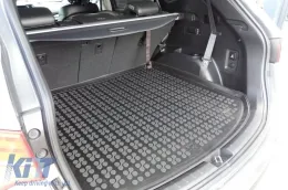 Rubber trunk mat by Rezaw-Plast suitable for Hyundai Santa Fe 2012-2018, 5-7 seats-image-6217424