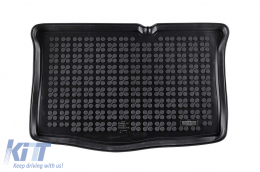 Rubber trunk mat by Rezaw-Plast suitable for Hyundai i20 Active, Classic, Classic Plus 2014-2020 version without adjustable trunk floor - ABTL-PH6016674