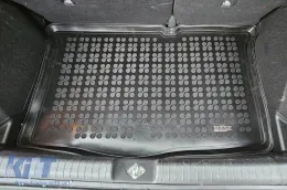 Rubber trunk mat by Rezaw-Plast suitable for Hyundai i20 Active, Classic, Classic Plus 2014-2020 version without adjustable trunk floor-image-6217440
