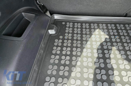Rubber trunk mat by Rezaw-Plast suitable for Hyundai Santa Fe after 2018 with 7 seats with folded 3rd row of seats-image-6217491