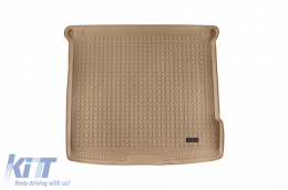 Rubber trunk mat by Rezaw-Plast suitable for Mercedes ML W166 2011-2015, GLE W166 2015-2019, beige - ABTL-PM6016749