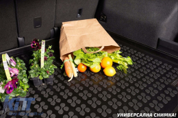 Rubber trunk mat by Rezaw-Plast suitable for Mercedes GLE coupe C167 after 2019, not suitable for PHEV hybrid version-image-6217817
