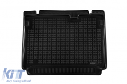 Rubber trunk mat by Rezaw-Plast suitable for Mercedes T-Class W420 FWD, Nissan Townstar Station Wagon after 2022, Renault Kangoo after 2021, 5 seats, L1, version with adjustable trunk floor, 1 piece, 