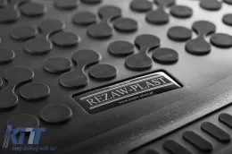 Rubber trunk mat by Rezaw-Plast suitable for Mercedes EQE V295 after 2022, 4x4, 4x2 electric version with adjustable trunk floor, with storage space under the trunk floor-image-6217847