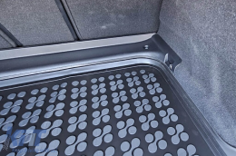 Rubber trunk mat by Rezaw-Plast suitable for Mercedes EQE V295 after 2022, 4x4, 4x2 electric version with adjustable trunk floor, with storage space under the trunk floor-image-6217850