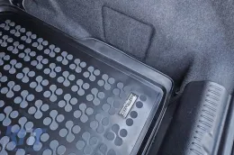 Rubber trunk mat by Rezaw-Plast suitable for Mercedes EQE V295 after 2022, 4x4, 4x2 electric version with adjustable trunk floor, with storage space under the trunk floor-image-6217851
