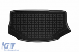 Rubber trunk mat by Rezaw-Plast suitable for Nissan Leaf ZE0 2010-2013 with the trunk floor in the lower position - ABTL-PN6016811