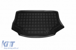 Rubber trunk mat by Rezaw-Plast suitable for Nissan Leaf ZE0 2010-2013 with the trunk floor in the lower position-image-6217958