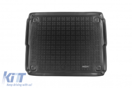 Rubber trunk mat by Rezaw-Plast suitable for Peugeot 3008 2009-2016 with the trunk floor in the upper position