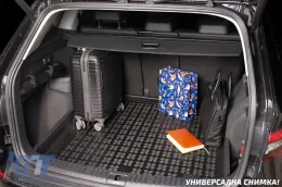Rubber trunk mat by Rezaw-Plast suitable for Renault Clio after 2019 with the trunk floor in the lower position-image-6218237
