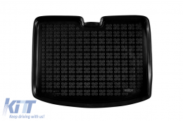 Rubber trunk mat by Rezaw-Plast suitable for Renault Captur after 2019 with the trunk floor in the lower position