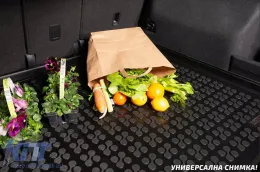 Rubber trunk mat by Rezaw-Plast suitable for Renault Captur after 2019 with the trunk floor in the lower position-image-6218258