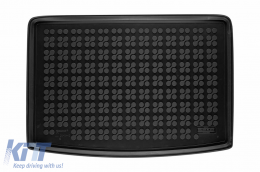 Rubber trunk mat by Rezaw-Plast suitable for Renault Megane E-Tech electric version after 2022, version with adjustable trunk floor, with storage compartment under the trunk floor, 1 piece, black - ABTL-PR6016899