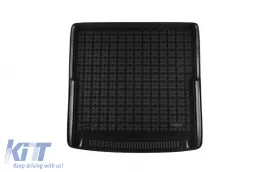 image-5-Rubber trunk mat by Rezaw-Plast suitable for Skoda Kodiaq for 5 seats after 2024 version without adjustable trunk floor, black