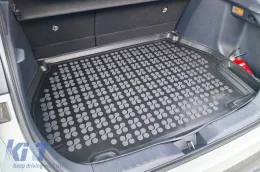 Rubber trunk mat by Rezaw-Plast suitable for Toyota C-HR HeV, PHeV after 2023 with the trunk floor in the lower position, version with battery in the trunk, 1 piece, black-image-6218677