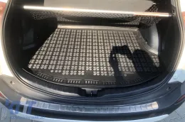 Rubber trunk mat by Rezaw-Plast suitable for Toyota Rav4 2013-2018 with 5 doors and small spare wheel-image-6218782